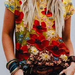 Beautiful Patchwork Shirt Women